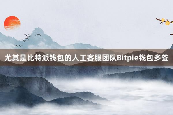 尤其是比特派钱包的人工客服团队Bitpie钱包多签