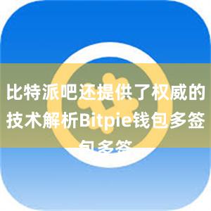 比特派吧还提供了权威的技术解析Bitpie钱包多签